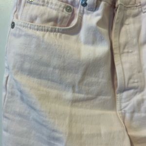 Zara jeans in light pink size 6